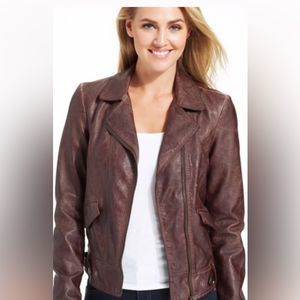 NWT Kut from the Kloth ‘Dean’ Faux Leather Jacket Size XL